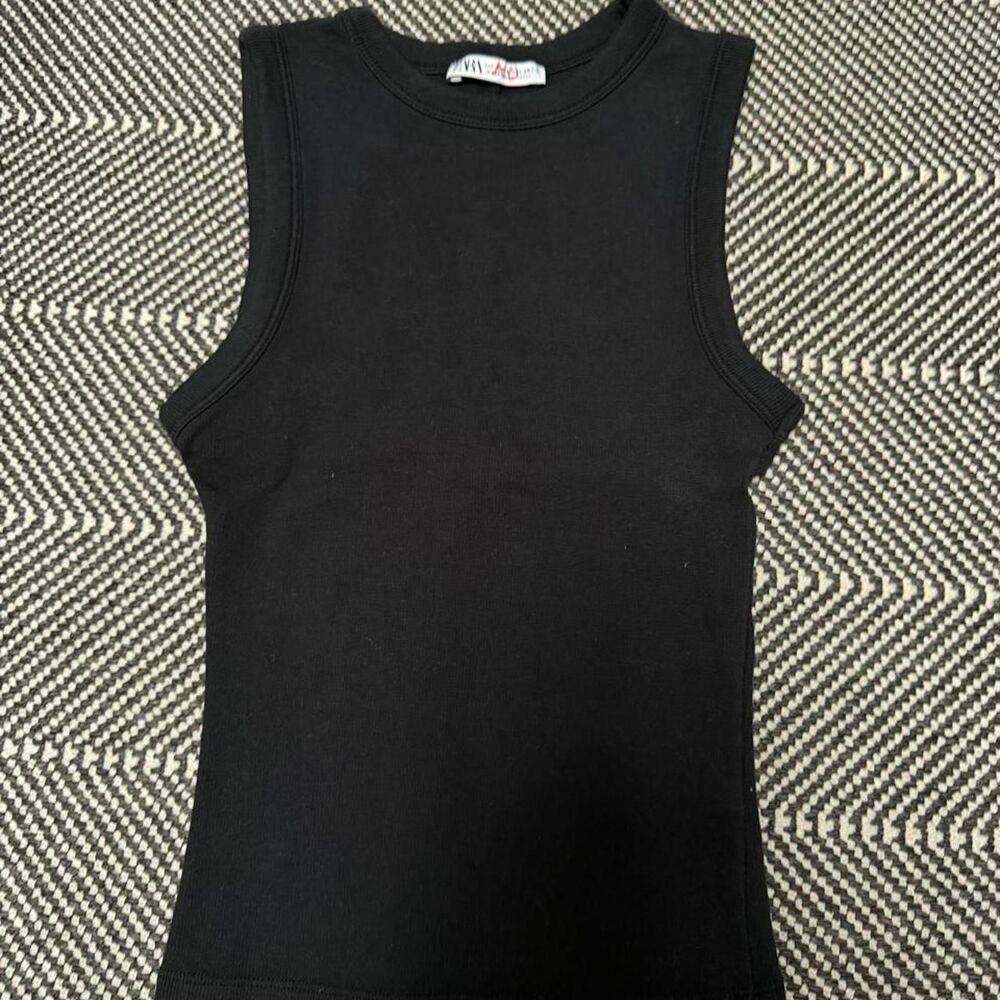 Zara Women's Black Vest